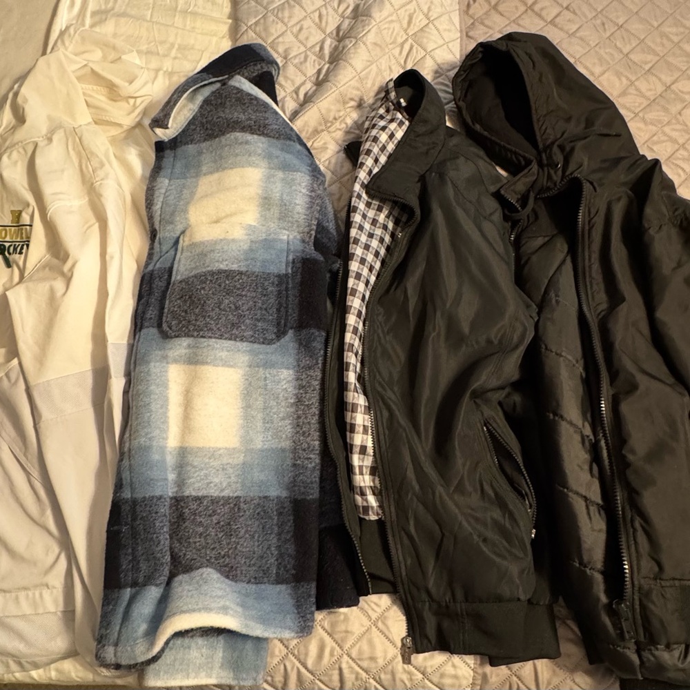 Men's Blue Plaid Jacket